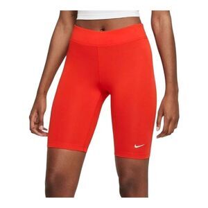 Nike Women's Sportswear Essential Bike Shorts Chile Red CZ8526-673
